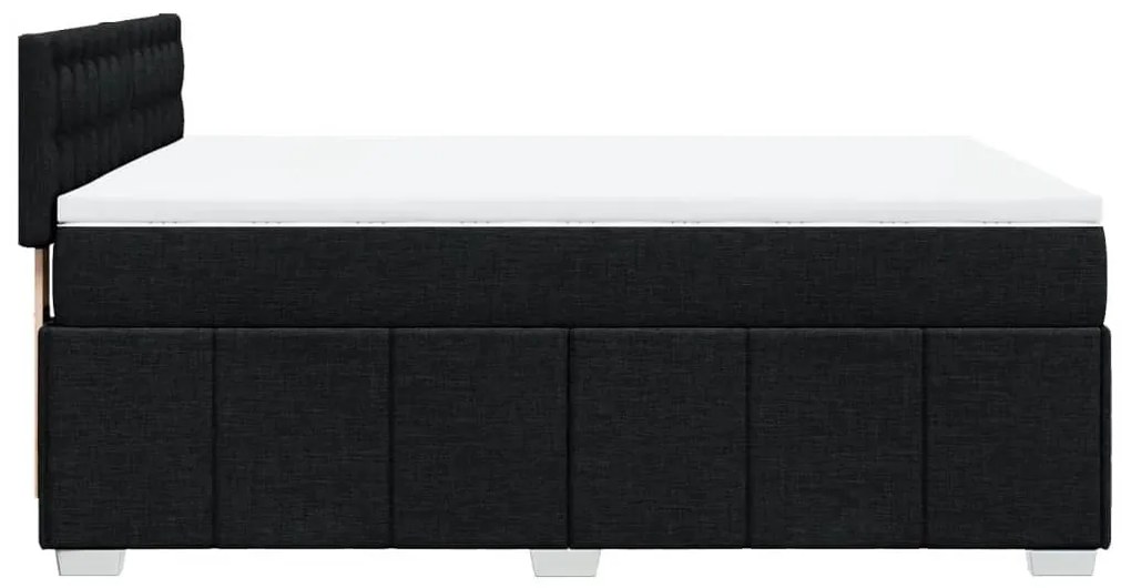 ΚΡΕΒΑΤΙ BOXSPRING ΜΕ ΣΤΡΩΜΑ ΜΑΥΡΟ 140X190 ΕΚ. ΥΦΑΣΜΑΤΙΝΟ 3287079