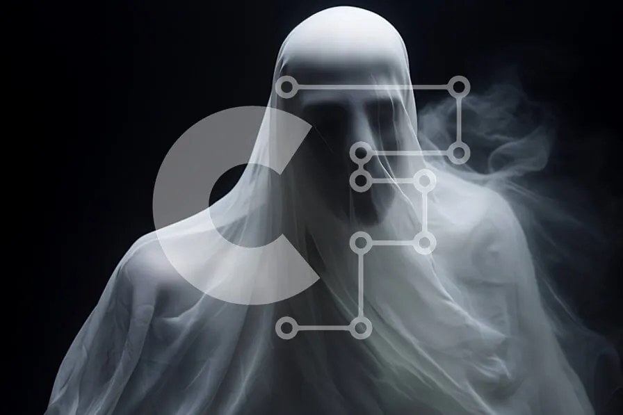 Intra Συλλεκτικό Ξύλινο Παζλ Plywood  4mm - Ghostly Figure Breathing in Smoke Σε Ξύλινο Κουτί - Διαστάσεις Puzzle: 10x10 cm – 25 κομμάτια