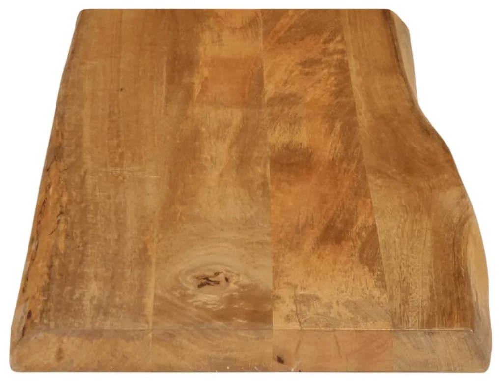 vidaXL Επιφάνεια Τραπεζιού 80x40x3,8 εκ. Live Edge Μασίφ Ξύλο Μάνγκο