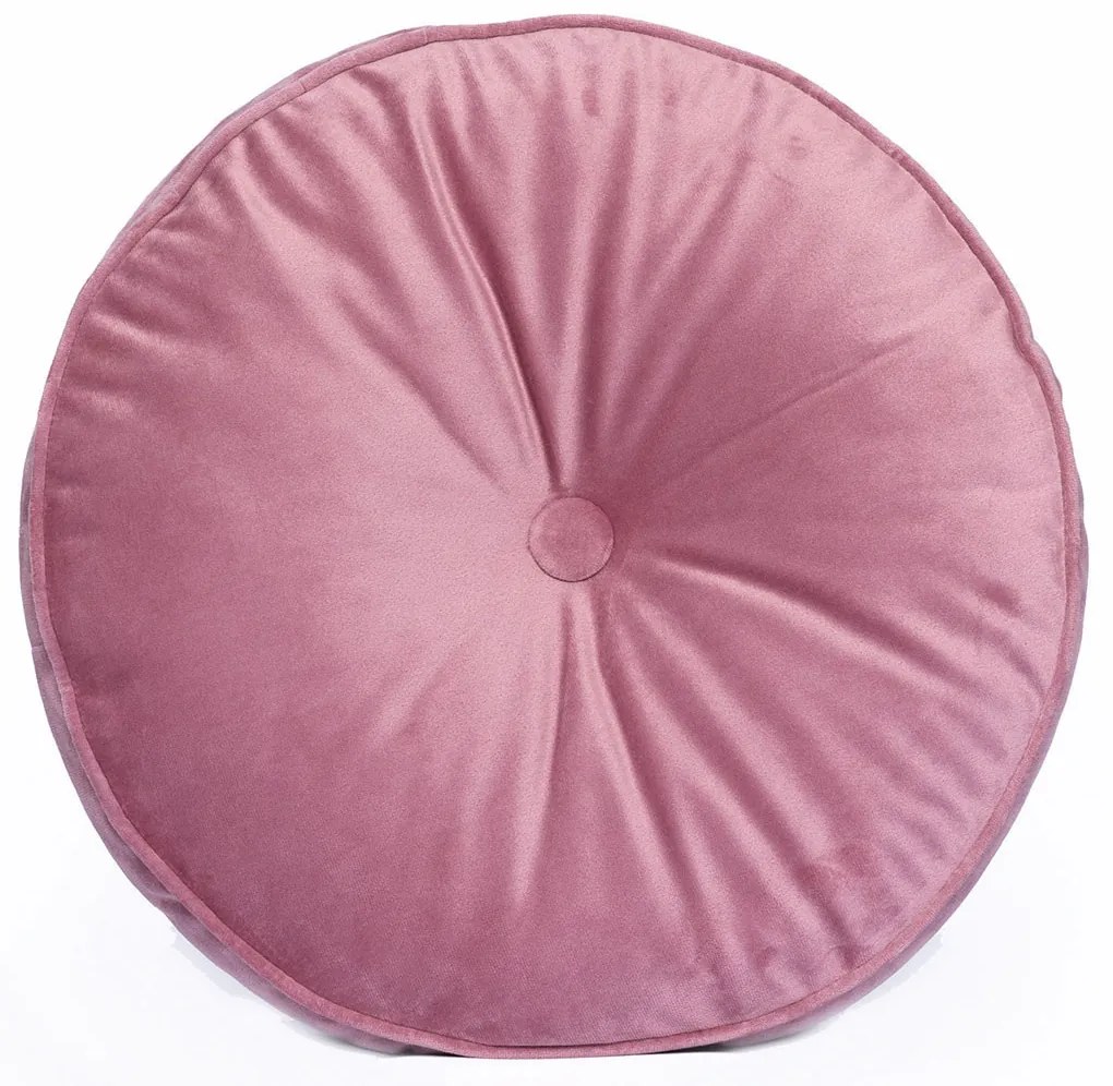 Βελουτέ Διακοσμητικό Μαξιλάρι (Φ40) Palamaiki VF803 Pink