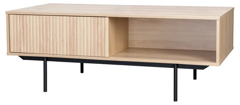 RIGOTE COFFEE TABLE 1ΣΥΡΤΑΡΙ SONOMA ΜΑΥΡΟ 120x59xH45cm - 04-0634 - 04-0634