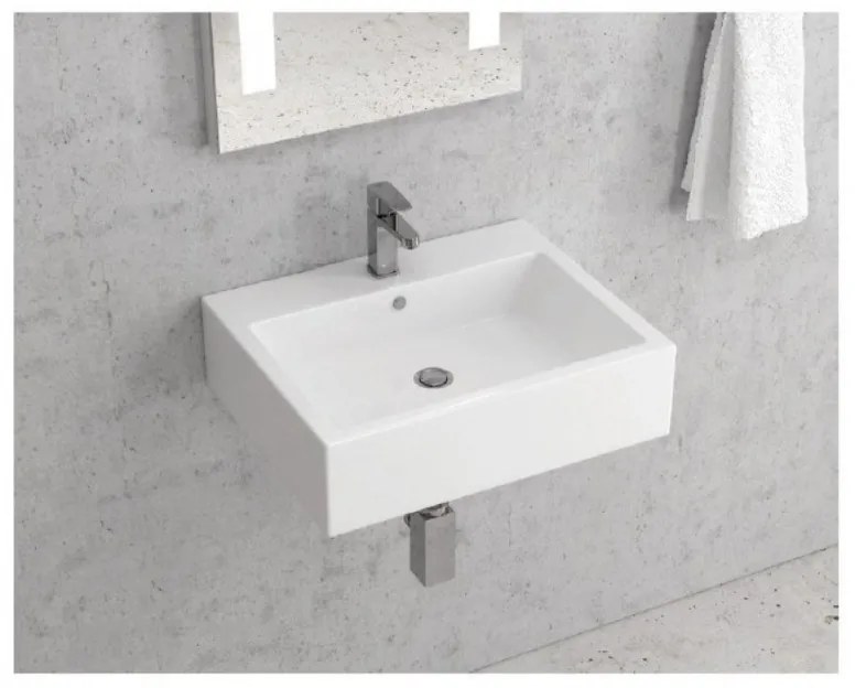 Karag LT 5027 Νιπτήρας Αναρτώμενος Λευκό Πορσελάνη