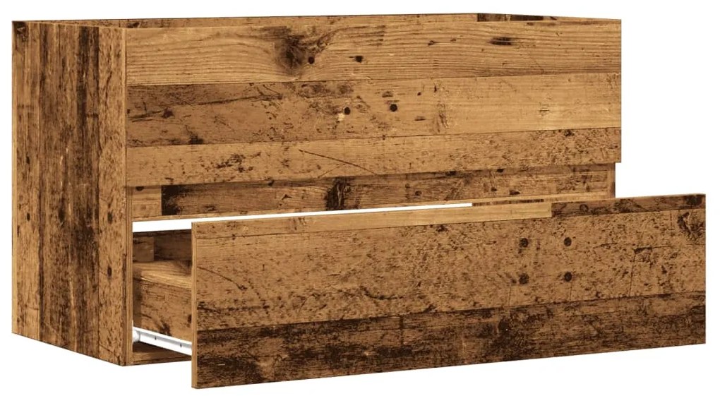 vidaXL Ντουλάπι Μπάνιου Κρεμαστό Παλ. Ξύλο 80x38,5x45εκ. από Επ. Ξύλο