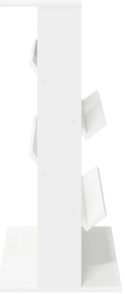 vidaXL Ράφι Περιοδικών Λευκό 70 x 41 x 96 εκ. Επεξεργασμένο ξύλο