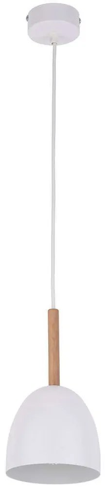 Φωτιστικό Οροφής Nord 4868 1xΕ27 15W Φ13cm 155cm White TK Lighting