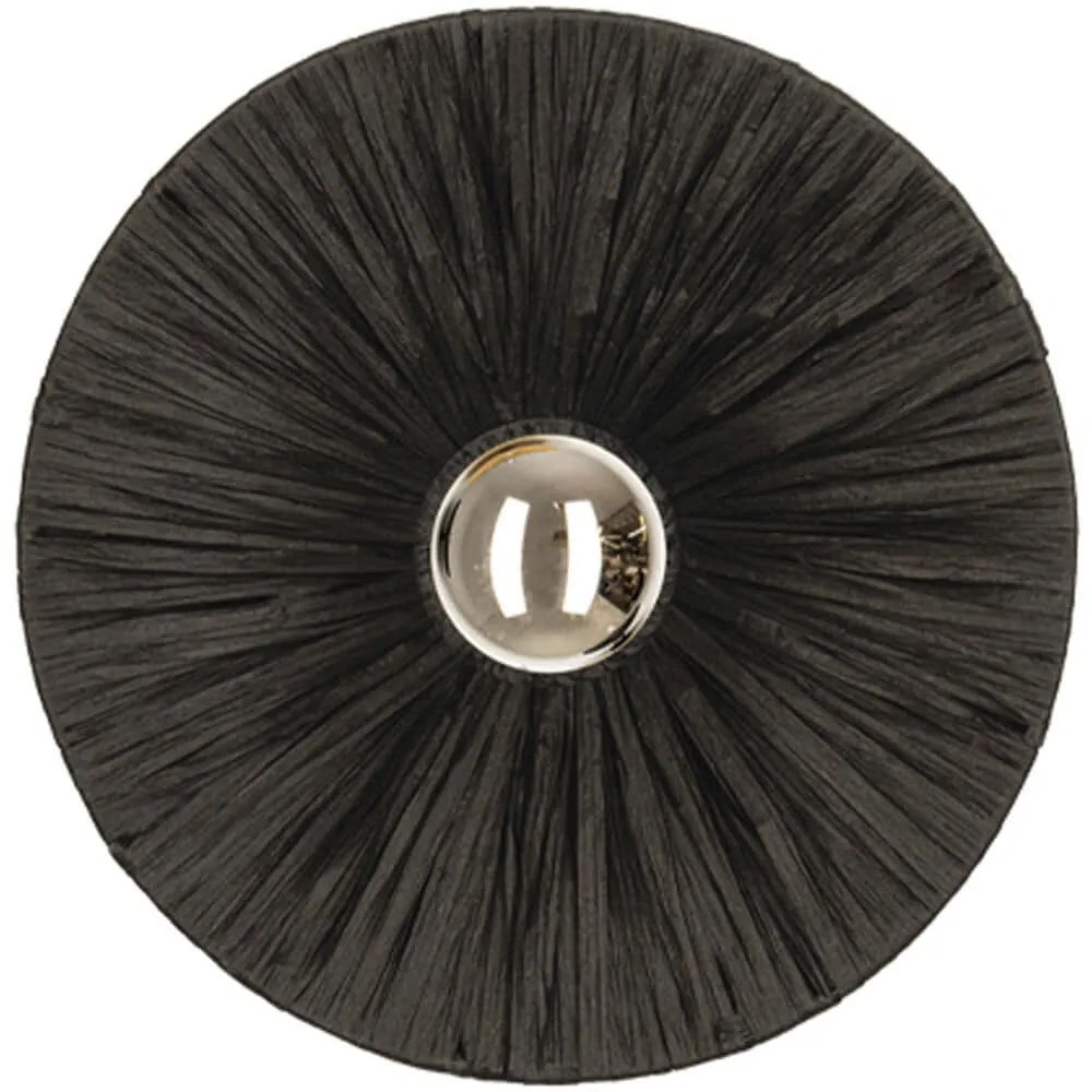Φωτιστικό Τοίχου - Απλίκα 25455 Φ25cm 1xE27 20W Black