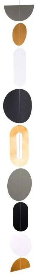 Διακοσμητική Γιρλάντα Oval &amp; Circle LBTRD0015682 125cm Multi Raeder Paper