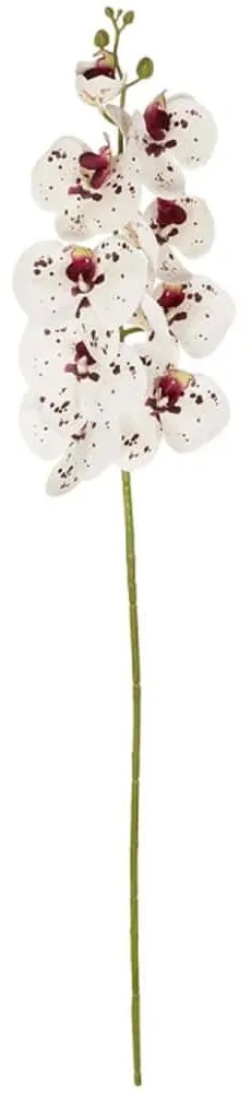 Τεχνητό Λουλούδι Orchid 21406 95cm White GloboStar Πολυαιθυλένιο
