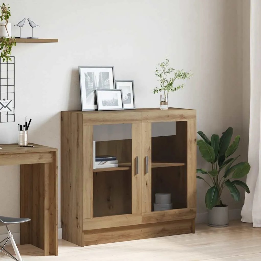 vidaXL Βιβλιοθήκη Artisan Δρυς 82,5x30,5x80 εκ. Επεξεργασμένο Ξύλο