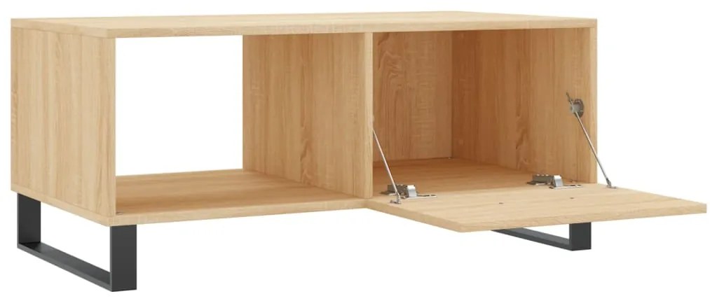 vidaXL Τραπεζάκι Σαλονιού Sonoma Δρυς 90x50x40 εκ. Επεξεργασμένο Ξύλο