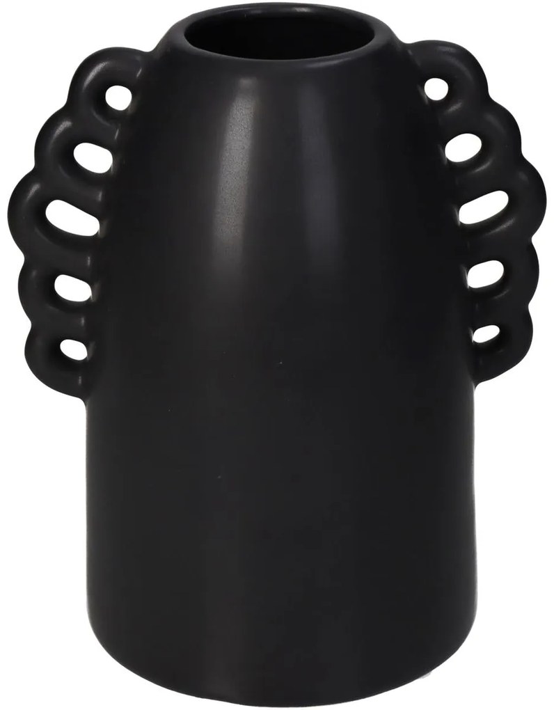 Βάζο ArteLibre Μαύρο Κεραμικό 14.3x11x17cm