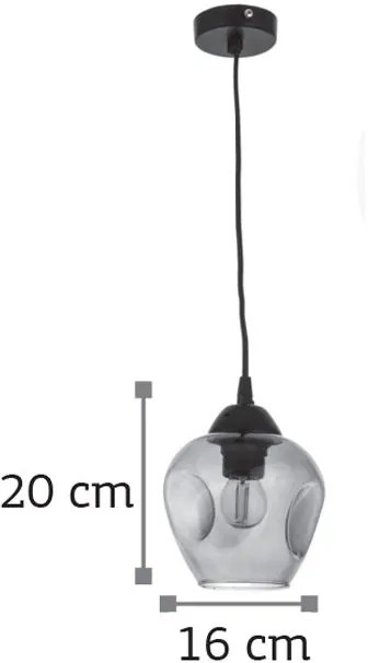 Φωτιστικό οροφής InLight 4474-Μαύρο
