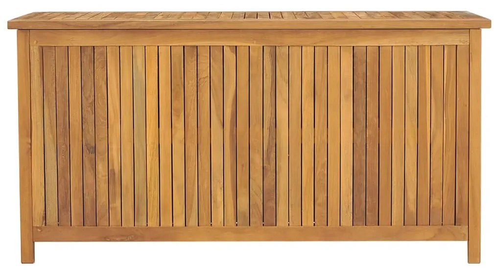 vidaXL Μπαούλο Κήπου 114 x 50 x 58 εκ. από Μασίφ Ξύλο Teak