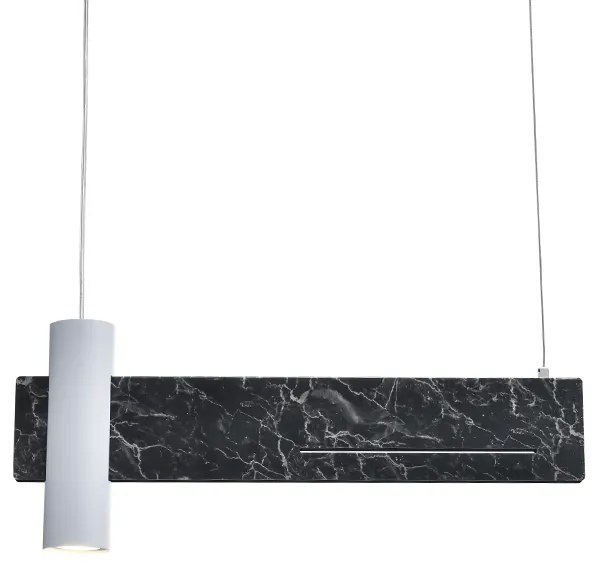 Φωτιστικό Κρεμαστο Aca DCR21LEDP60B LINEA Μαύρο Ματ (Black Mat) 3000K