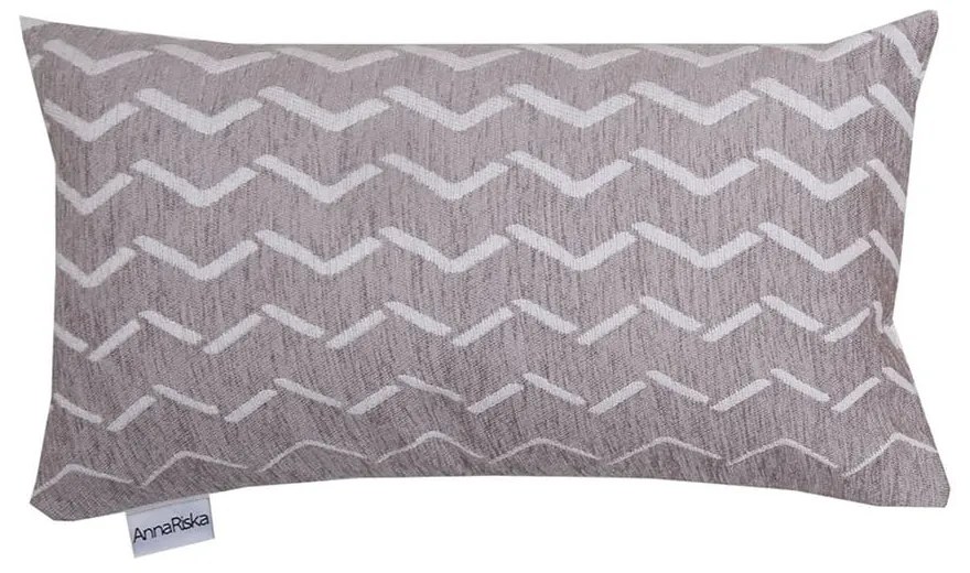 Μαξιλάρι Διακοσμητικό 1447 Grey Anna Riska 32x52 Chenille