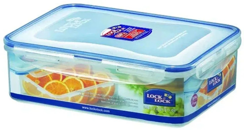 Δοχείο Φαγητού HPL826M 24,8x18x7,6cm 2,1lt Clear-Blue Lock & Lock Πολυπροπυλένιο