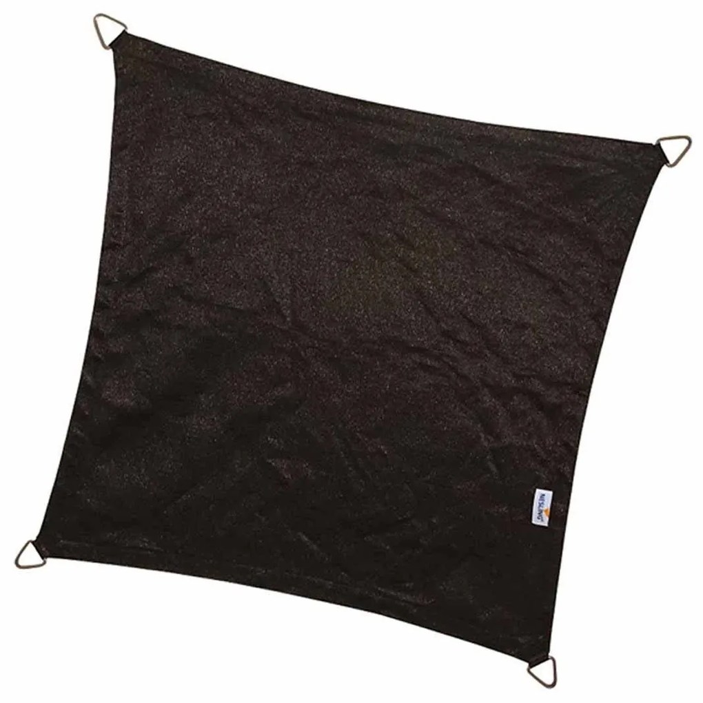 Τετράγωνο πανί σκίασης 285gsm 3,6x3,6μ. Μαύρο