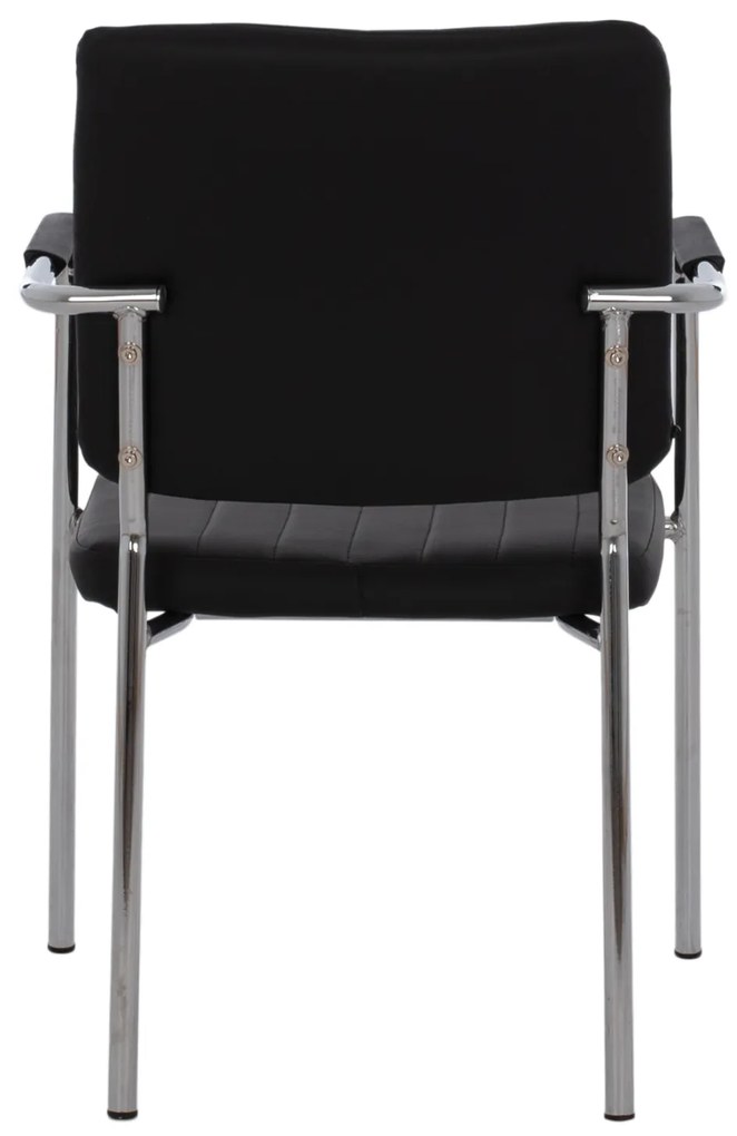 ΚΑΡΕΚΛΑ QUESTA ΜΕ ΜΠΡΑΤΣΑ HM1070.01 ΜΑΥΡΗ 56,5x59x85 cm - 0520534 - HM1070.01