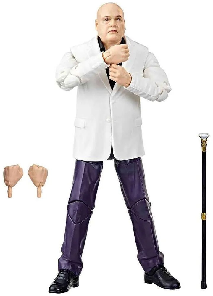 Φιγούρα Disney Marvel Legends Series F6471 Hawkeye Kingpin 15cm Black-White Hasbro