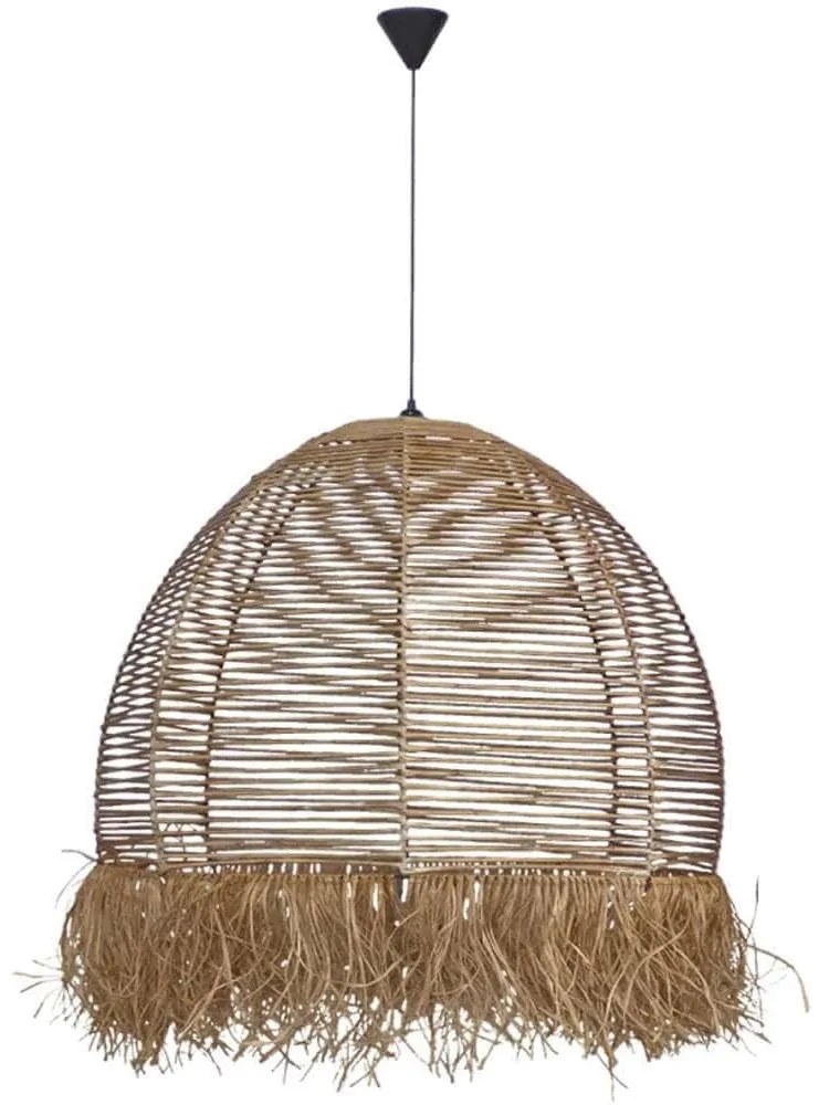 Φωτιστικό Οροφής Brazil-D 31-1298 1/Φ Φ80cm 160cm Bamboo Natural Heronia