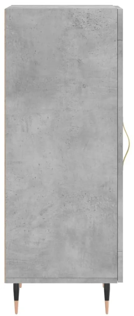 vidaXL Ντουλάπι Γκρι Σκυροδέματος 34,5x34x90 εκ. Επεξεργασμένο Ξύλο