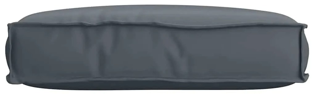 vidaXL Μαξιλάρι παλέτας για κάθισμα Ανθρακί 60 x 40 x 8 εκ.