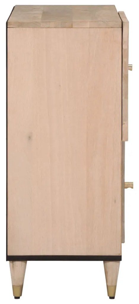 vidaXL Βοηθητικό Ντουλάπι 80 x 33 x 75 εκ. από Μασίφ Ξύλο Μάνγκο