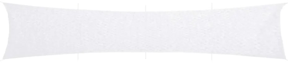 vidaXL Δίχτυ Σκίασης Παραλλαγής Λευκό 844x142 εκ. με Σάκο Αποθήκευσης