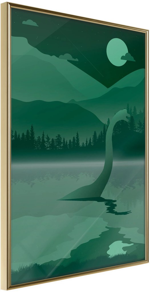 Αφίσα - Loch Ness [Poster] - 20x30 - Χρυσό - Χωρίς πασπαρτού