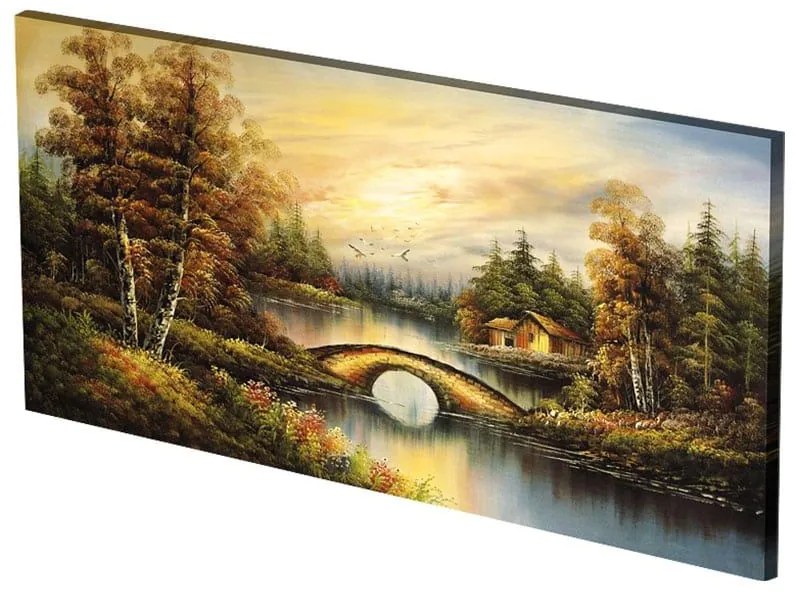 Πίνακας Σε Καμβά LH59 115x55cm Multi Οριζόντιοι Canvas