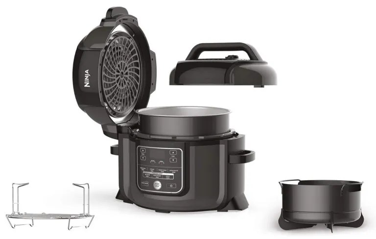 Πολυμάγειρας Ninja OP300EU, 1460W, 6L, TenderCrisp, 7in1, Χωρίς BPA, Αντικολλητική κεραμική επίστρωση, Μαύρο