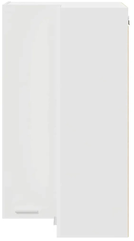 vidaXL Κρεμαστό ντουλάπι με αποθήκευση Riga Λευκό 57 x 57 x 100 εκ.