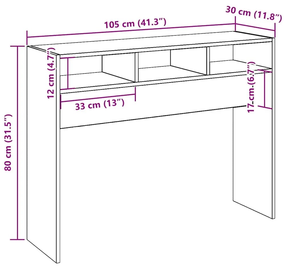 ΤΡΑΠΕΖΙ ΚΟΝΣΟΛΑ ΠΑΛΙΟ ΞΥΛΟ 105 X 30 X 80 ΕΚ. ΑΠΟ ΜΟΡΙΟΣΑΝΙΔΑ 856622