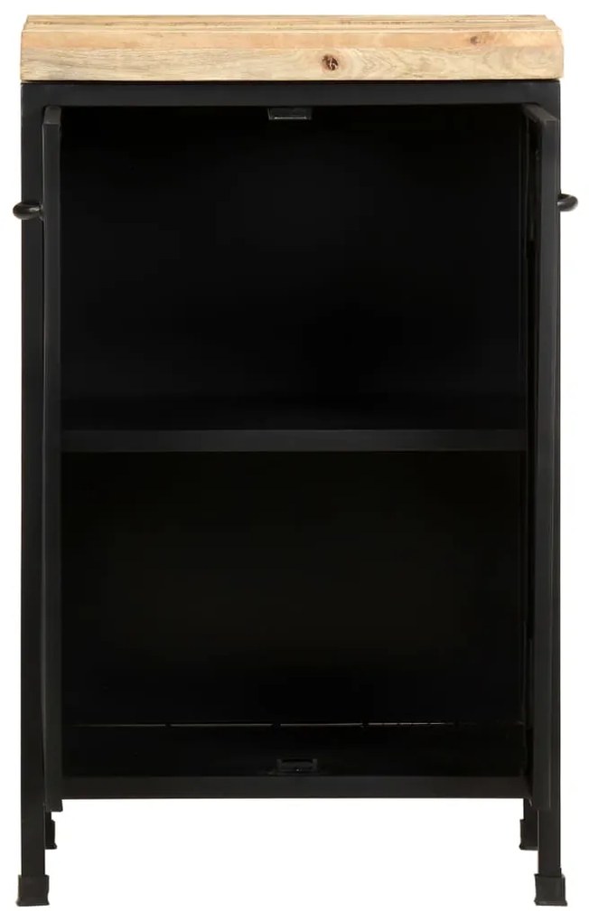 vidaXL Ντουλάπι 47 x 35 x 76 εκ. από Ακατέργαστο Ξύλο Μάνγκο