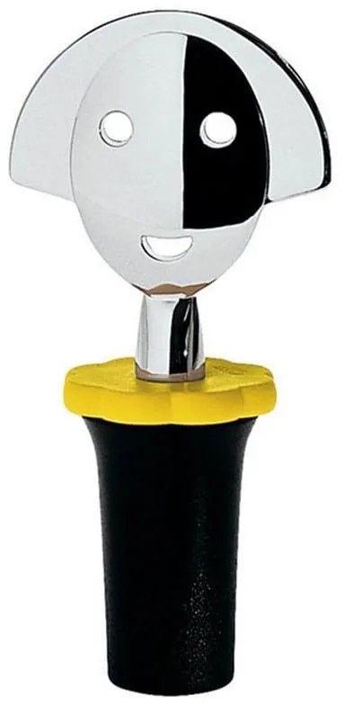 Πώμα Μπουκαλιών Anna Stop 2 AAM06 B Black Alessi Πολυρεσίνη