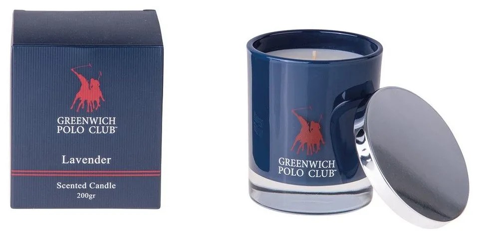 Αρωματικό Κερί 3002 Lavender 200gr Greenwich Polo Club Ceramic,Glass