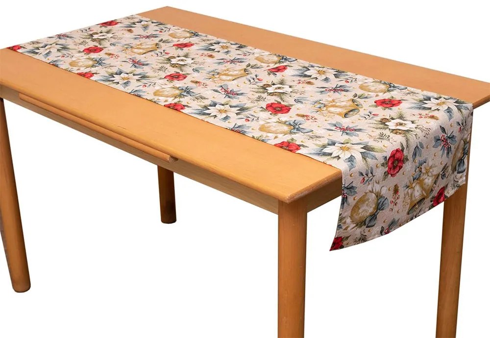 Runner Χριστουγεννιάτικα 4456 (Σετ 2τμχ) Multi Viopros 40X150