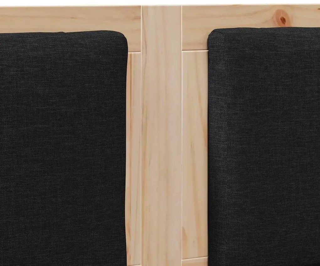 vidaXL Κεφαλάρι Άλλο Καφέ 160 cm Μασίφ ξύλο πεύκου