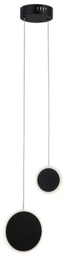 Κρεμαστό Φωτιστικό Οροφής LED Μαύρο Mad 4271700 Viokef-4271700-Μαύρο 4271700