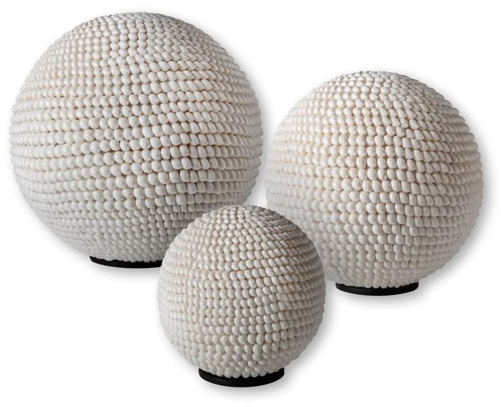 Table Lamp S Line Ø50cm Χειροποίητο Από Φυσικά Κοχύλια SS15-0091