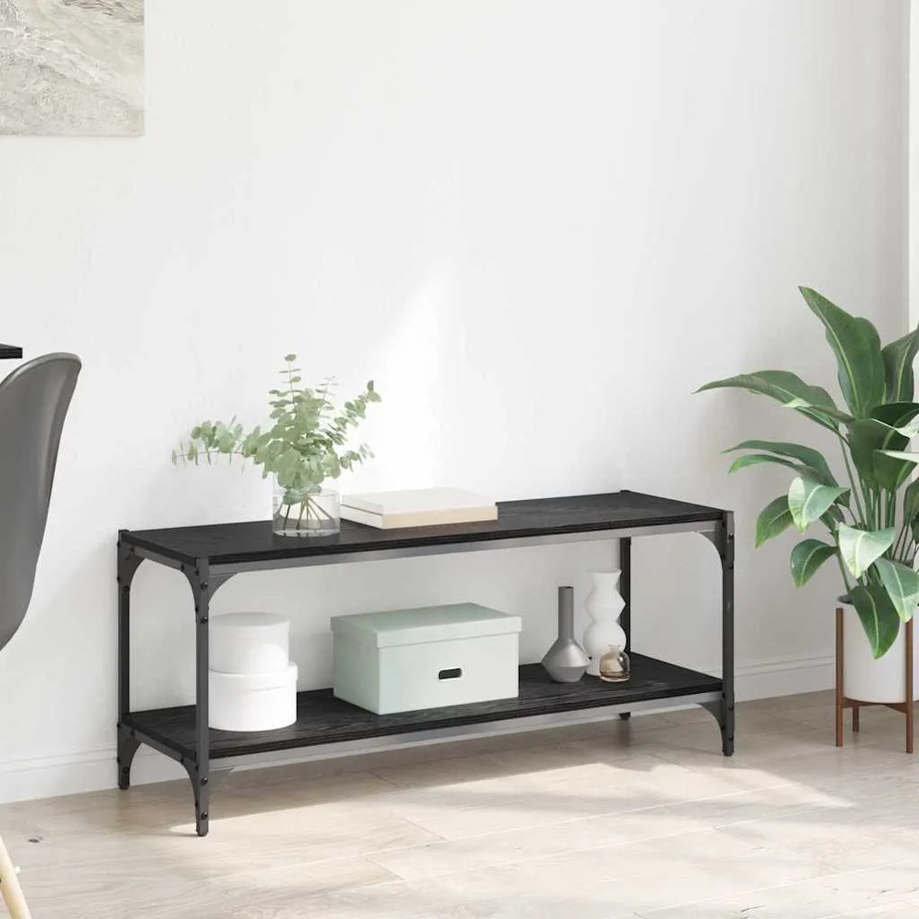 vidaXL Ντουλάπι TV Μαύρη Οξυά 100x33x41εκ.