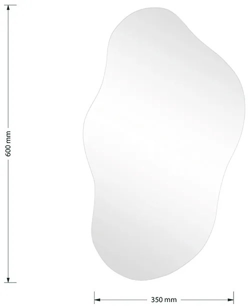 ΚΑΘΡΕΠΤΗΣ ΙRREGULAR 2 PAKOWORLD 35X1X60ΕΚ