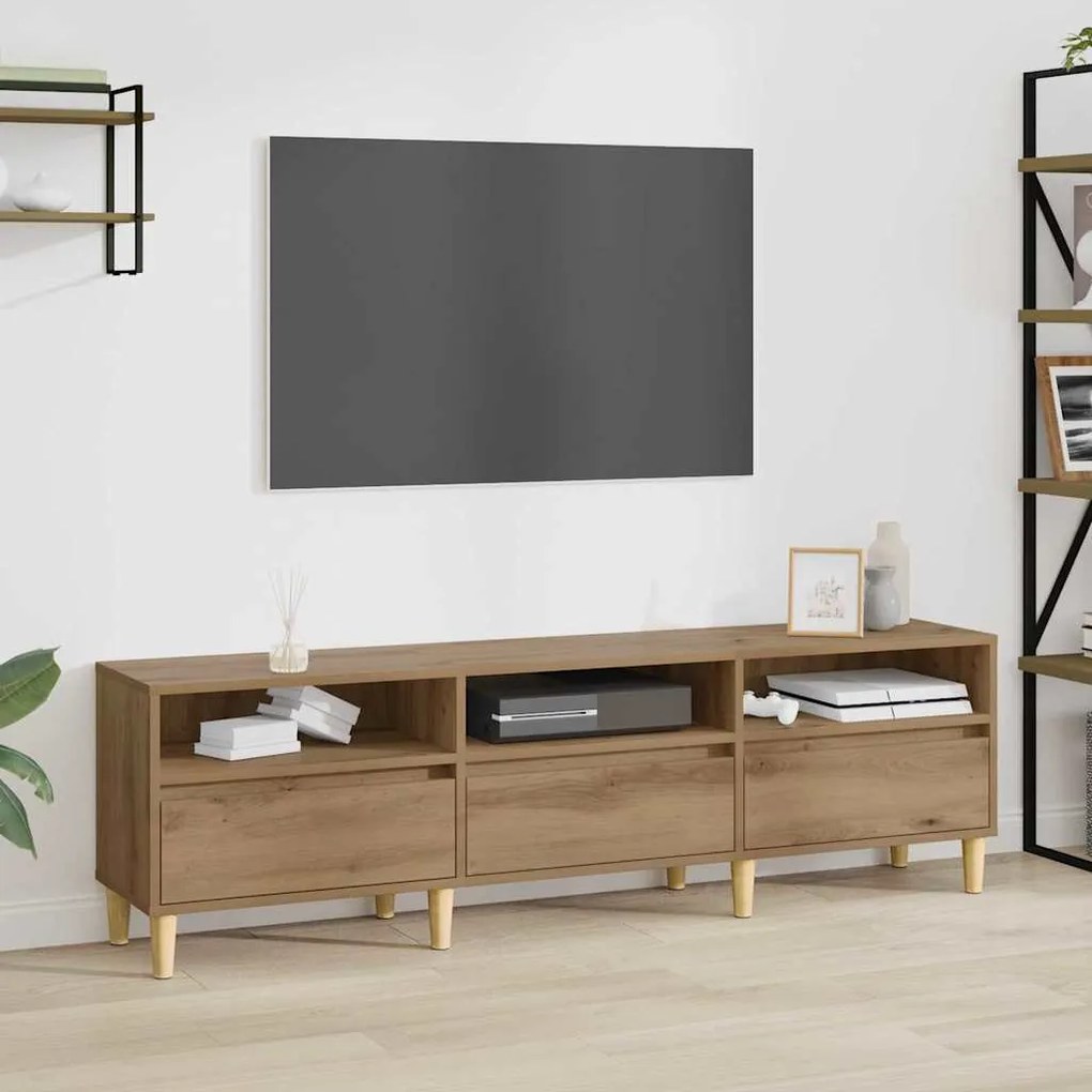 vidaXL Ντουλάπι TV artisan δρυς 150 x 30 x 45 εκ Επεξεργασμένο ξύλο
