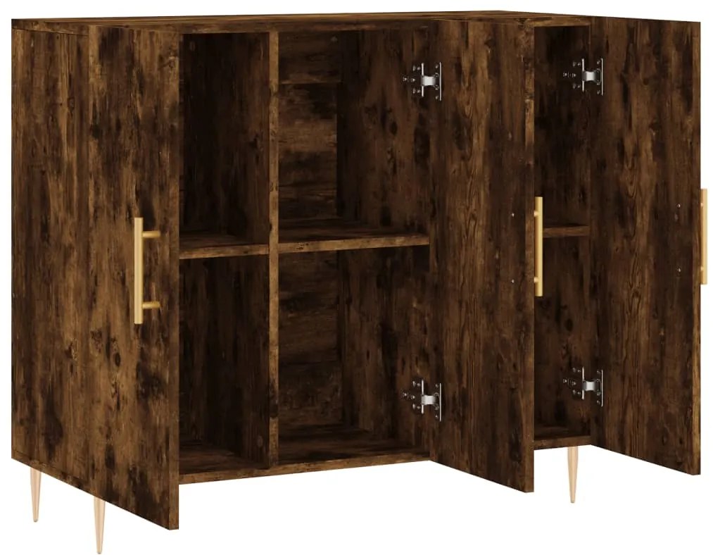 vidaXL Ντουλάπι Καπνιστή Δρυς 90x34x80 εκ. Επεξεργασμένο Ξύλο