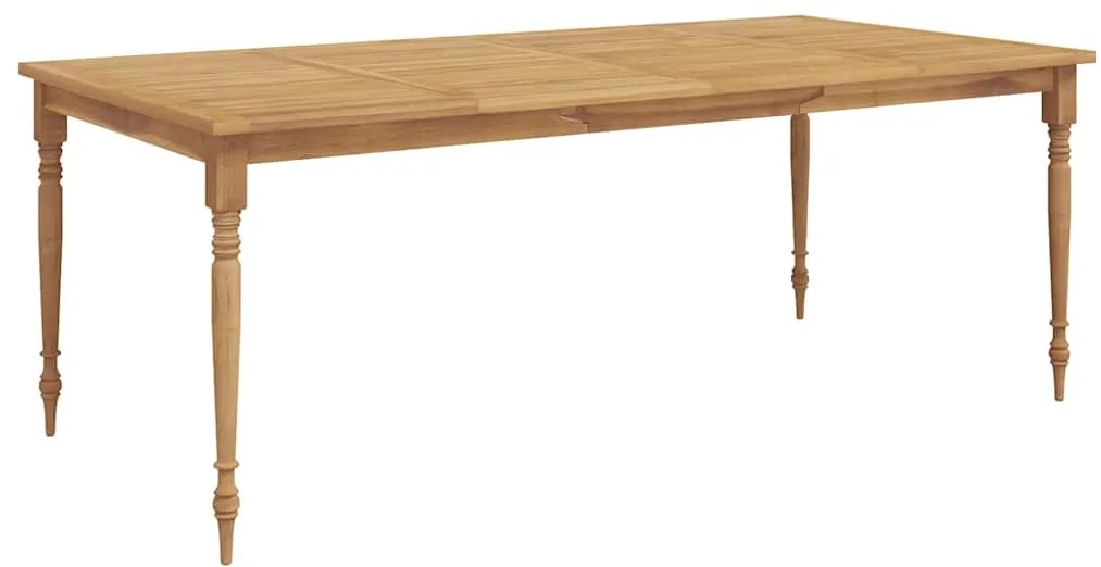 vidaXL Τραπέζι Batavia 200 x 100 x 75 εκ. από Μασίφ Ξύλο Teak