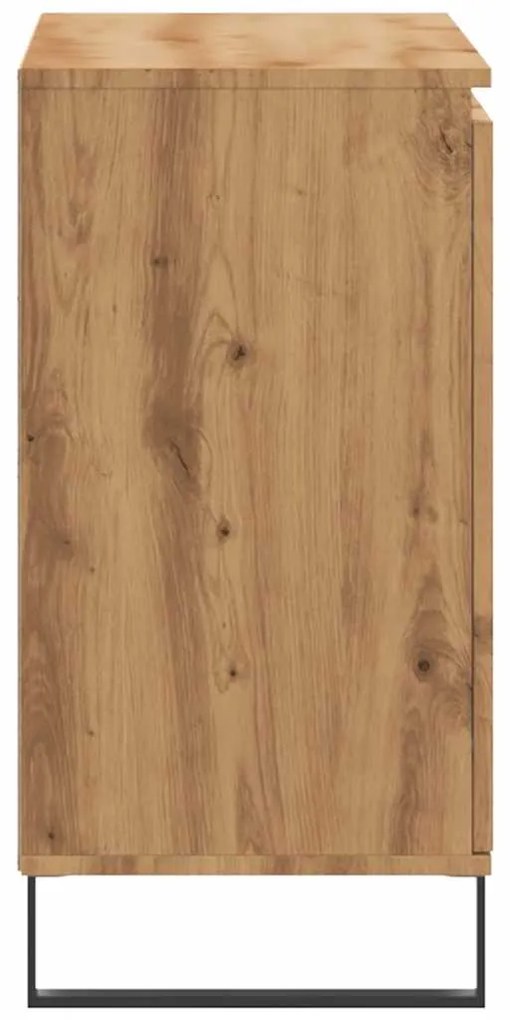 vidaXL Μπουφές Δρυς τεχνίτης 101,5 x 35 x 70 εκ. από Επεξεργασμένο Ξύλο
