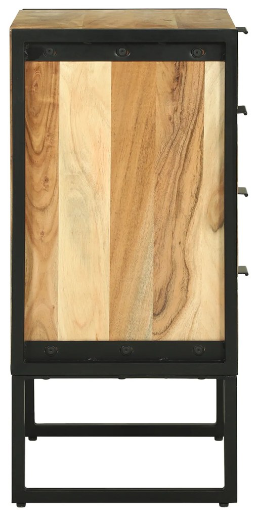 vidaXL Highboard 50x35x75 εκ Μασίφ Ξύλο Ακακίας