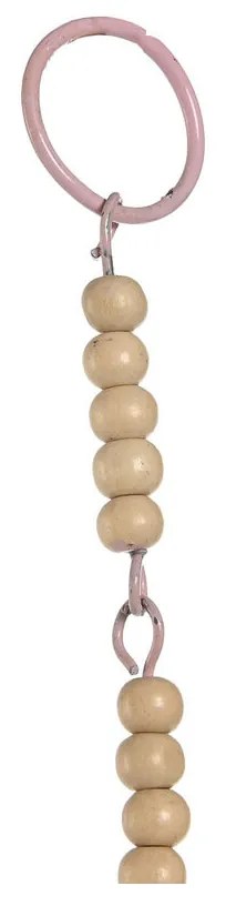 Κρεμαστή διακόσμηση Home ESPRIT Μπλε Λευκό Γκρι Ροζ Σίδερο Δέντρο 33 x 1 x 77 cm (4 Μονάδες)