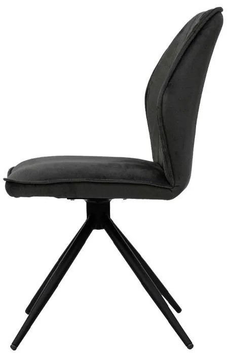 Καρέκλα Τραπεζαρίας Arleta Fylliana Γκρί 52x46x91εκ. 2αδα 52x46x91 εκ.