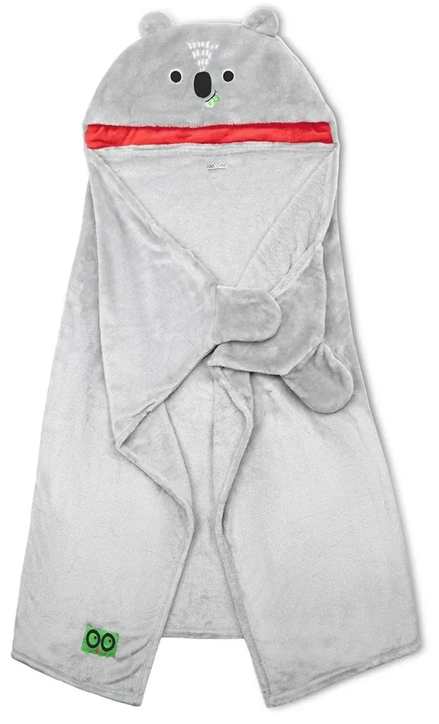 Κουβέρτα Fleece Με Κουκούλα (127x91.5) Zoocchini Koala